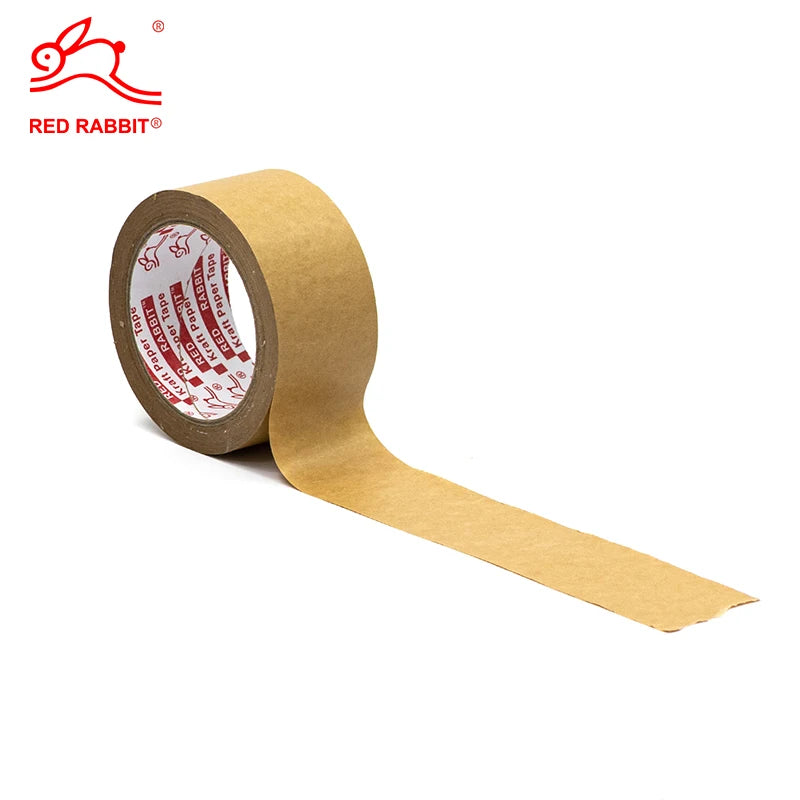Eco Friendly Biodegradable Print LOGO Water Activated Branded Self Adhesive Kraft Paper Packaging Tape MegaBDM