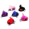 Hot Sale Cute Hat Barrettes Girls Party Prom Shiny Hair Clip Yarn Feathered Flower Performance Hair Accessories Children Hairpin