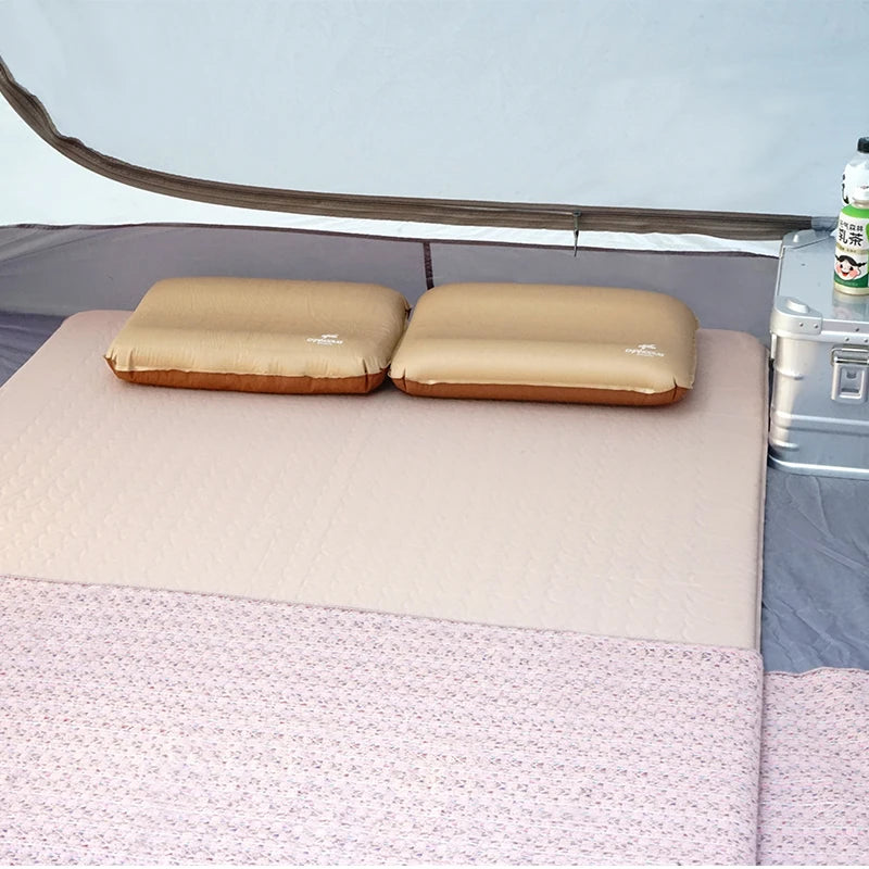 Factory Self-Inflating Mat Camping Sleeping Pad Built-in Inflation Valve Thicken Camping Mountaineering Auto Inflatable Air Mat