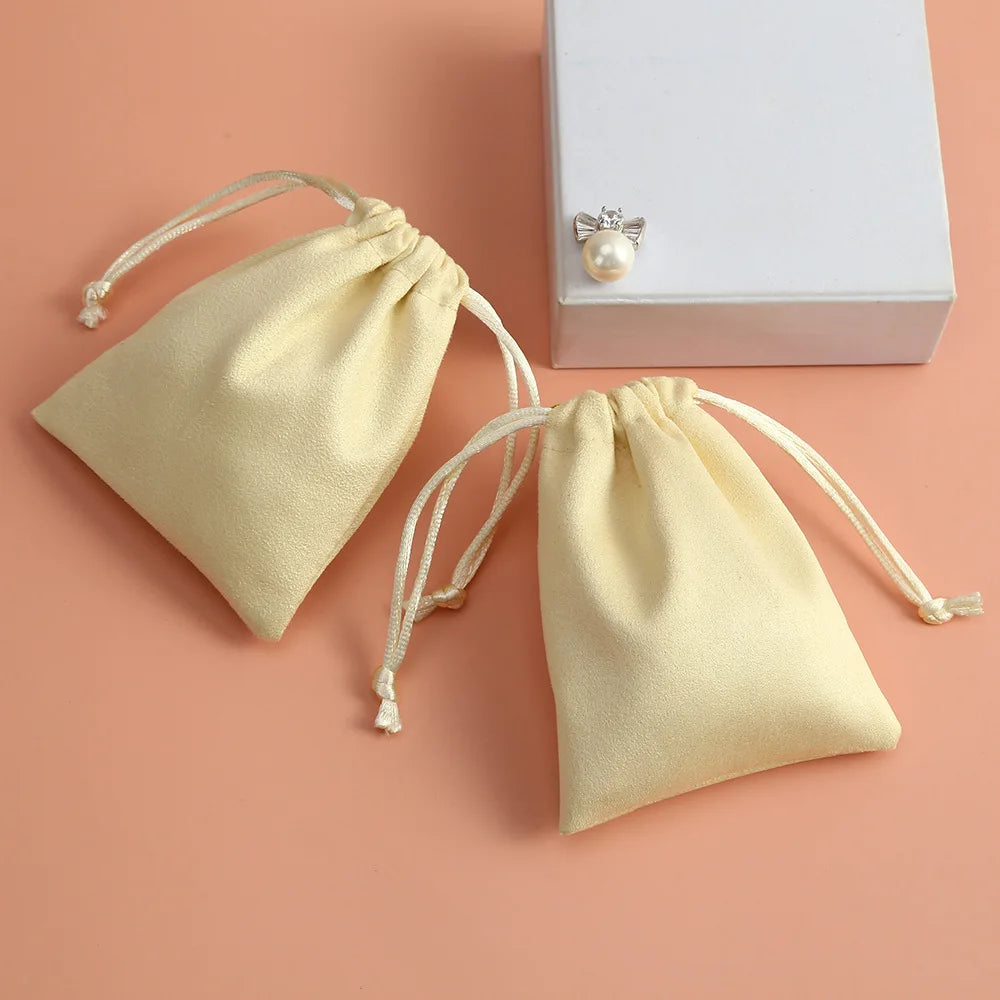 SSeeSY Heat Transfer Printing  Emboss Cotton Velvet Suede Microfiber Jewelry Gift Drawstring Pouch Custom Dust Drawstring Bag