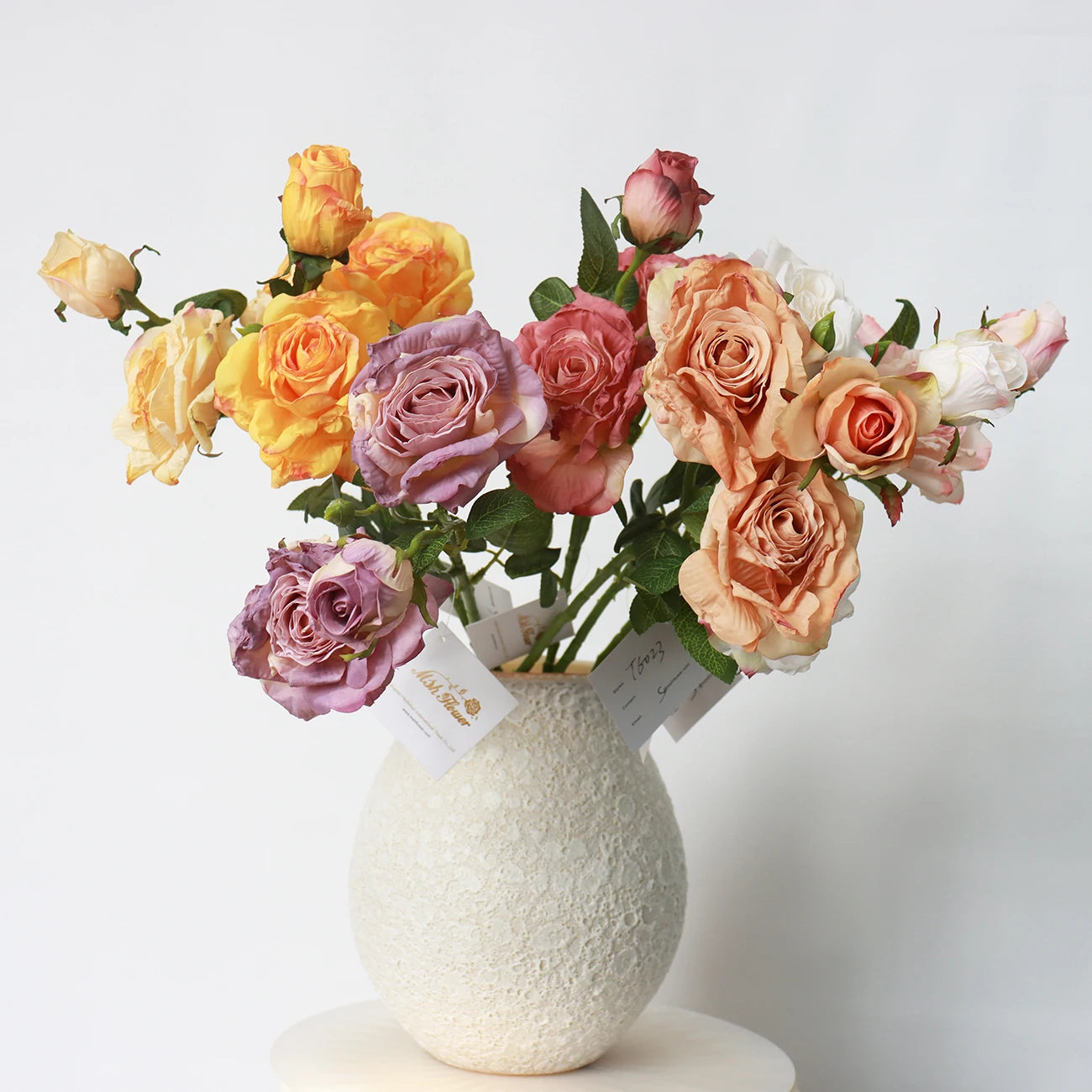 TG023 Artificial Flowers Rose Autumn Photography Props Home Decoration Flowers Artificial Garden Leaves Wedding Decoration