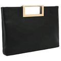 2020 Lady Fashion Large Capacity Casual Tote PU Leather Handbag Convertible Clutch Purse Open Closure Gold Chain Strap MegaBDM