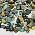 Wholesale Polished Natural Turquoise Crystals Healing Tumbled Stones Kallaite Gravel for Home Decoration
