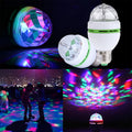 RGB LED Light Bulb 3W E27 Crystal Ball Auto Rotating Disco Party Stage Lamp for DJ Bar Party