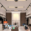 VOC Modern 24V DC Dimmable LED Track Light CRI 90 Aluminum 3000K-6000K Color Temp for Home Office Kitchen Dining/Living Rooms