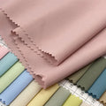 Woven Manufacturers Price Ice Feel Breathable TR 55% Poly 45% Rayon Fabric for Women Dress