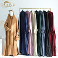 Loriya Wholesale One Piece Jilbab Prayer Abaya Khimar Dubai Abaya Muslim Dress for Muslim Women EID Ramadan Modest Abaya