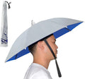 OVIDA Manual Folding Metal Frame Mini Umbrella Hat for Adults-Safe Customizable Color & Logo