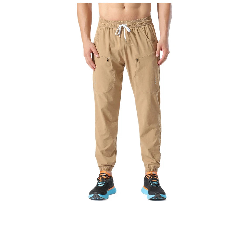 New Sport Thin Loose Fitness Running Workout Pants Breathable Men's Quick Dry Training Casual Trousers