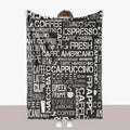 Personalized Blanket Woven Printing Sherpa Wear Throws Custom Photo Throw Logo Printed Fleece Blanket Customize