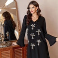 Zaynab Long Sleeve Abaya Para Fiestas Couple Dress Maxi Dress Full Sleeves Muslim Women Dress Abaya