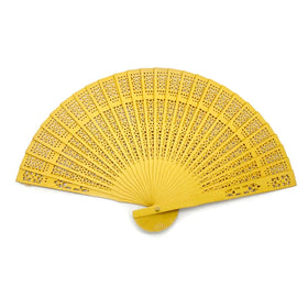 Fast Delivery in Stock Custom Printed Logo Wholesale Folded Held Fan Wooden Fan