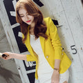 Women's Blazers Winter Brand New Casacos Mujer Fashion Plus Size Jackets Female Long Sleeve Notched Jaqueta Button Manteau