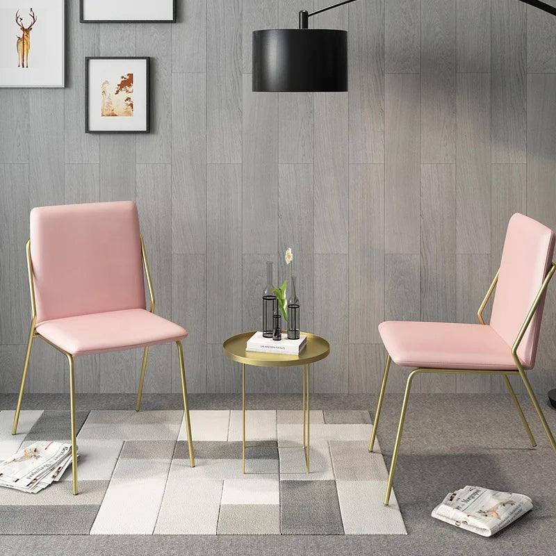 Modern Comfortable Dining Chair with Ergonomic Design Sturdy Metal Legs for Kitchen and Dining Rooms