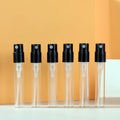 In Stock1ml 1.5ml  1.8ml 2.5ml clear Sample Empty Portable Disposable  Bayonet Glass Spray Bottle