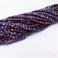Natural Smooth Charm Gemstone 4mm Faceted Sapphire Cutting Stone Loose Beads for Jewelry Making