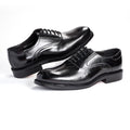 Handmade Custom Men Wedding Formal Shoes Genuine Leather Trendy Oxford Lace-up Shoes Suitable for Workplace Office Formal Shoes
