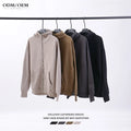 Fall Custom Logo 350G Fleece Men's Coat Blank Streetwear Oversized Unisex Premium Zipper Unisex Ninja Face Mask Zip Ups Hoodies