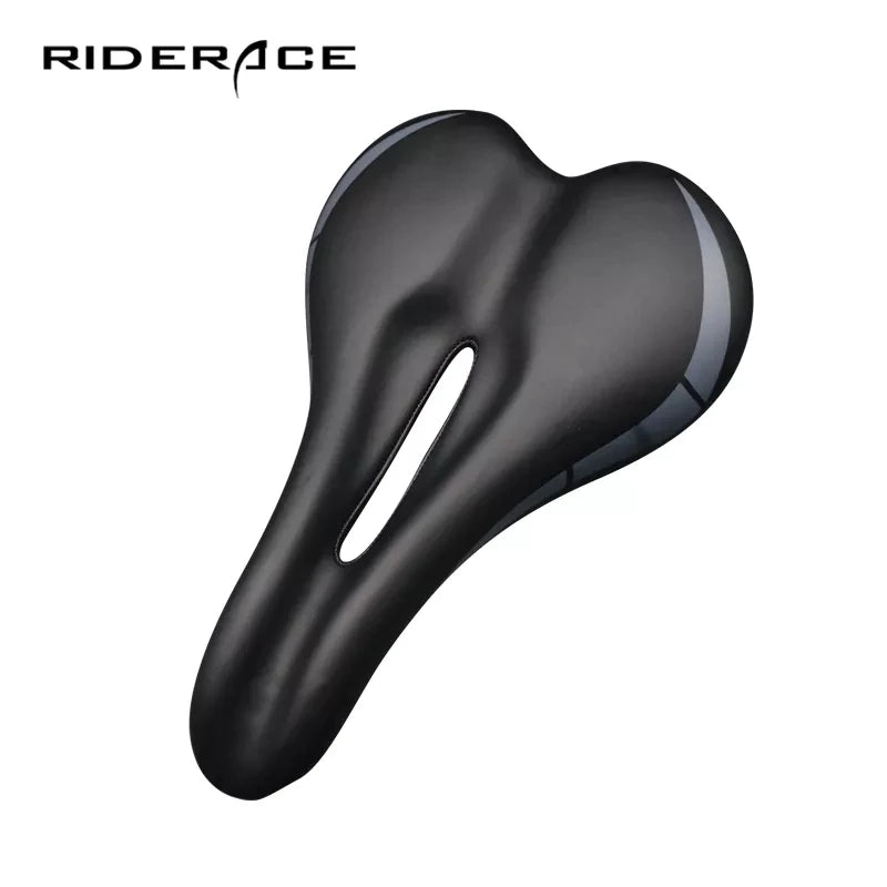 RIDERACE Mountain Bike Seat Accessories Saddle for Men Hollow MTB Cushion Ultralight Soft Comfortable Saddles Race Cycling Road