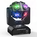 RGBW 4 in 1 Football LED Beam Moving Head Light Stage Effect Lighting DMX512 Sound Active