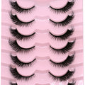 Festind 2023 New Design Luxury Foxy Winged Cat Eye Lashes Angel Wing Natural Silk Faux Mink Eyelashes Private Label 5 Buyers