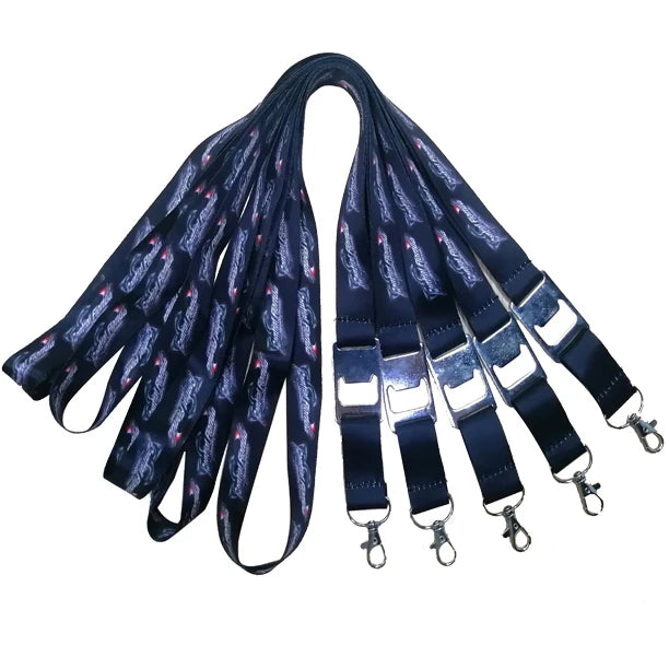 BSBH Promotional Custom Logo Sublimation Bottle Opener Lanyard for Neck Strap Beer Opener Keychains Lanyards