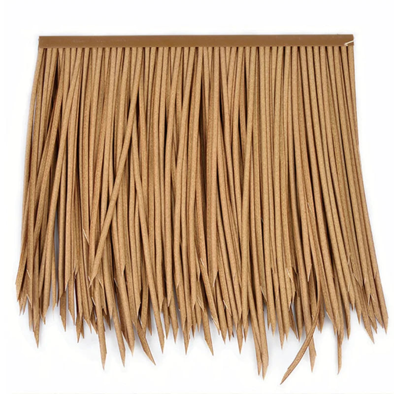 Free Tools Top Quality Bali Hut Plastic Palm Leaves Roof Artificial Synthetic Roof Thatch