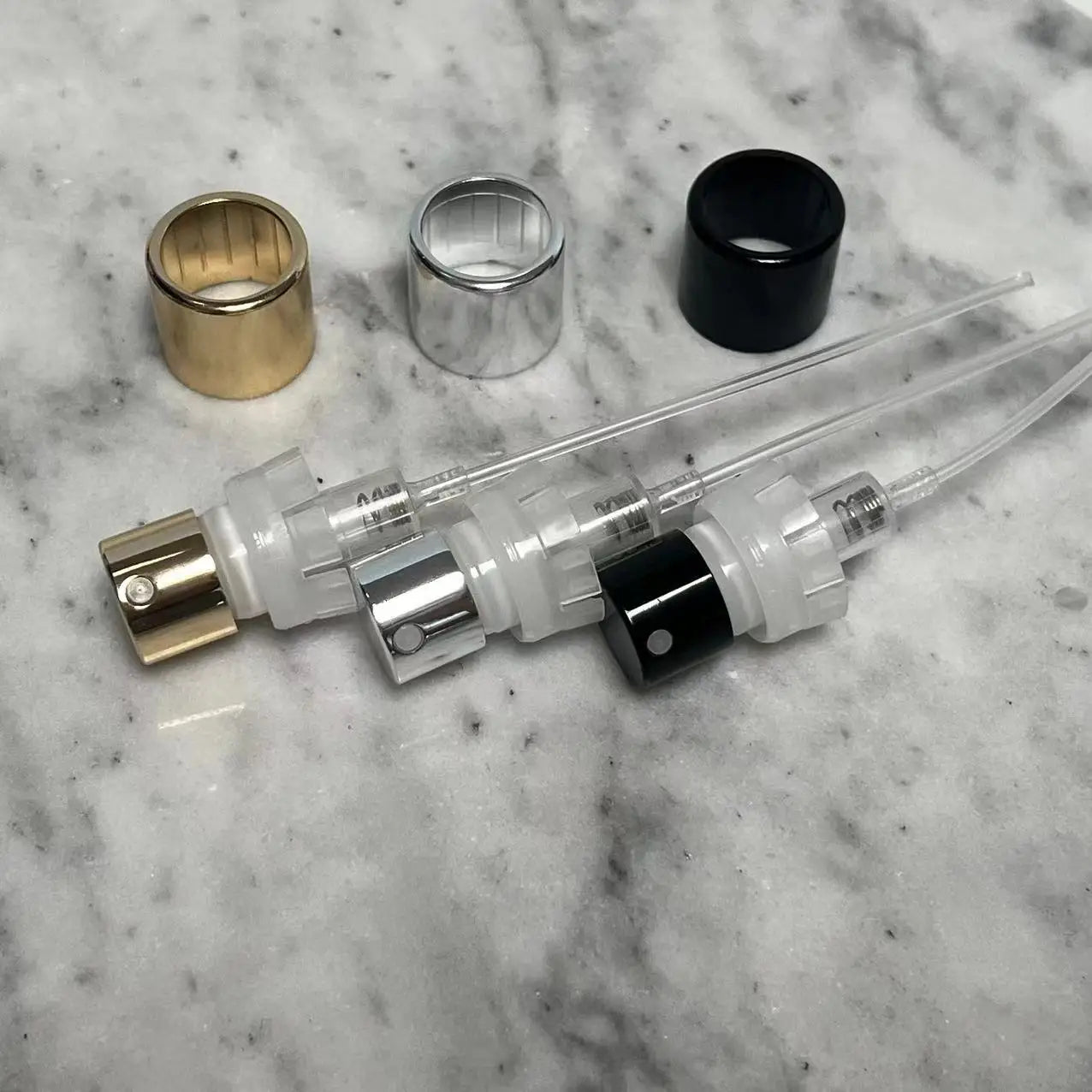 15mm Wholesale Custom  Aluminum Fine Mist Sprayer Perfume Pressurized Atomizer Crimp Pump Spray