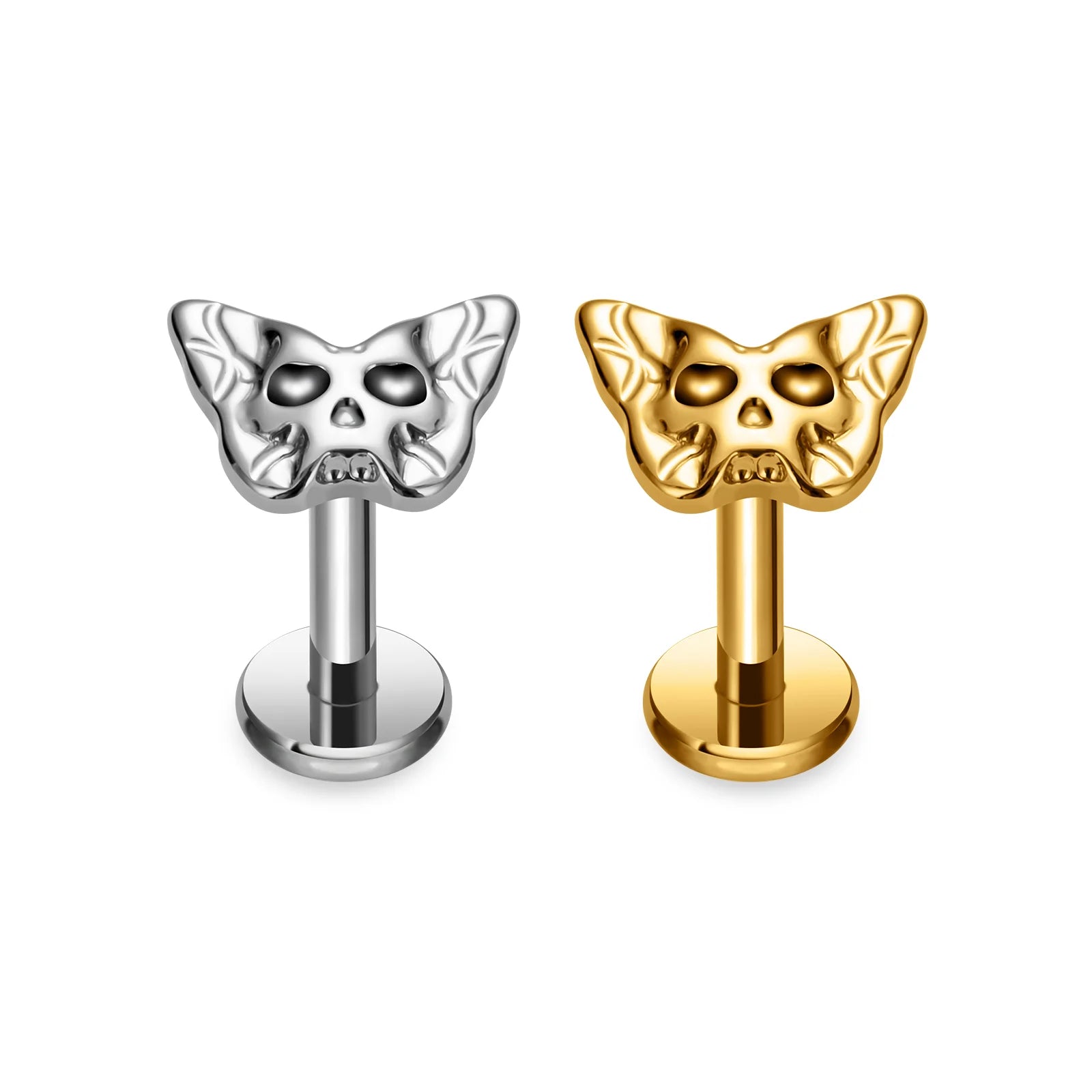 F136 Titanium  Labret Piercing Internal Thread Lip Monore Ring Crystal Ear Cartilage Tragus Helix Piercing Body Jewelry 16G