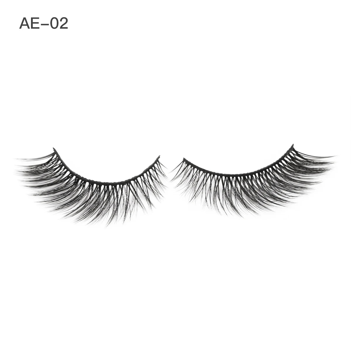 Wholesale Cat Eye Lashes Faux Mink Angel Wing's Eyelashes 3D 5D Superfine Band Wispy Lash Sexy