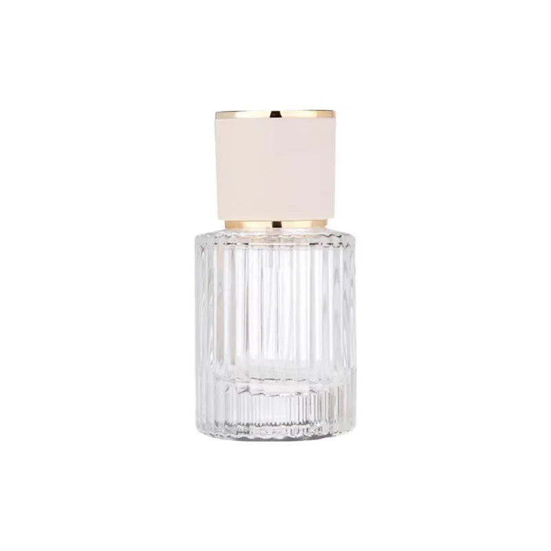 MUB Free Samples 50ml Screw Refilled Thick Bottom Vertical Shape Beauty Empty Glass Perfume Bottle