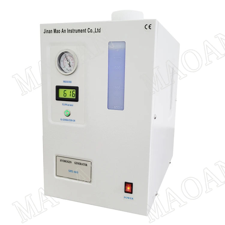 Hydrogenating Machine Hydrogen Generation PEM Technology Pure Hydrogen Generator 99.999% SPE-600 110V 0-600ml/min 0-10bar