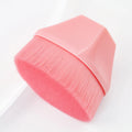 Wholesale Vegan Soft Synthetic Beauty No.55 Single Makeup Brush Pink Flat Top Kabuki Foundation Brush Makeup Flat Top Brush