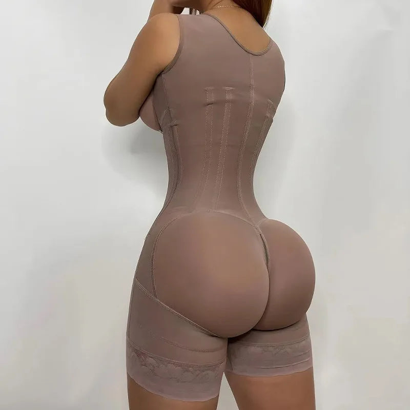 High Compression Colombian Style Waist Slimming Tummy Control Butt Lift BBL Faja Waist Belt Women Body Shapewear Girdles Stage 2