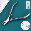 Single Spring Cuticle Nippers Stainless Steel Trimmer Cutter Pointed Blade Nail Cuticle Dead Skin Clipper Manicure Tool