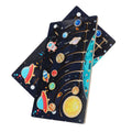 WEIWEITIGER Wooden Solar System Puzzle for Toddlers & Preschoolers-Montessori Educational Toy with Under 50 Pieces