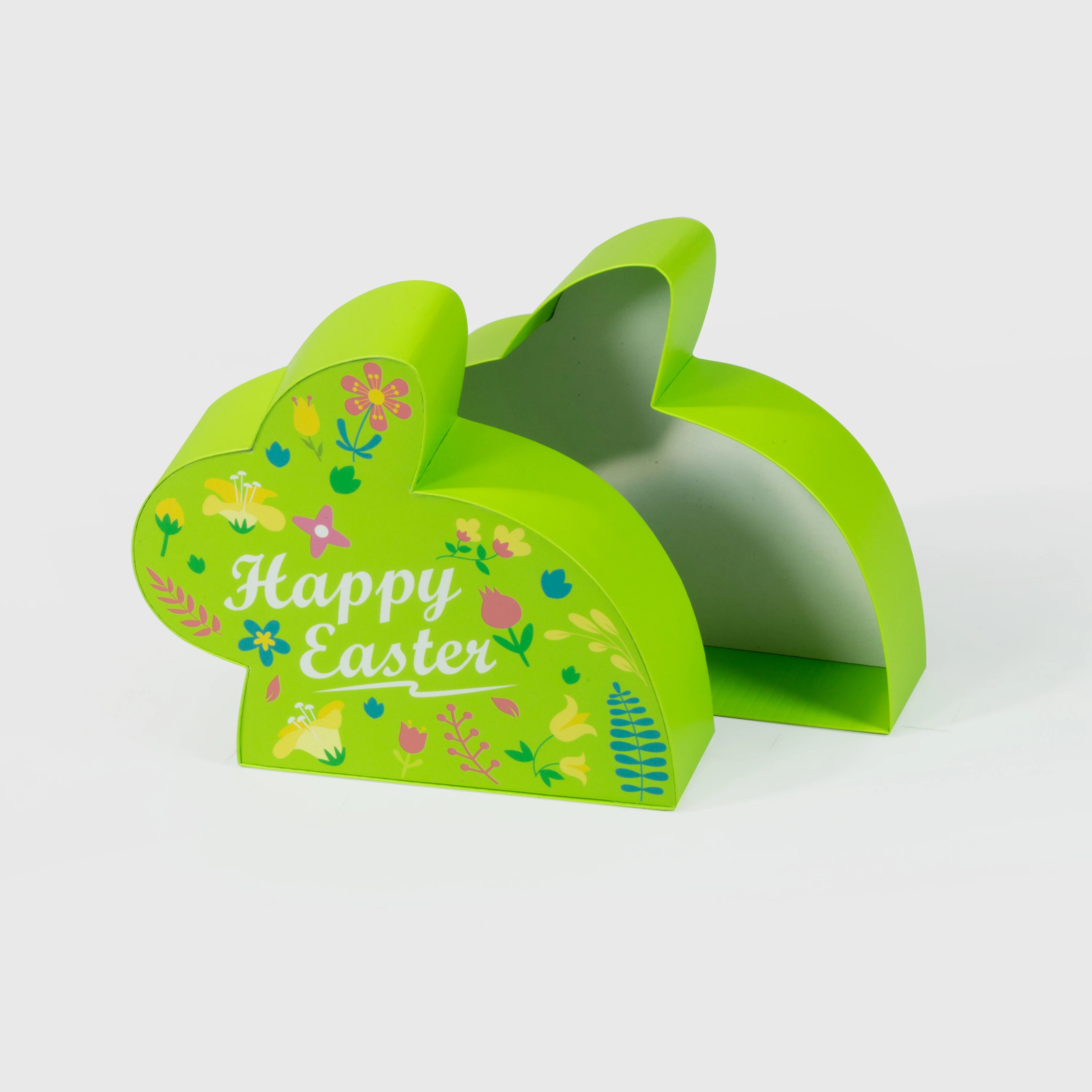 2023 Easter Gift Box Customized Logo Boutique Rabbit Shape Gift Box Packaging Easter Boxes