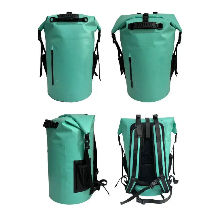 Custom Men/Women PVC Water Dry Rolling Rolltop Design Mountain Camp Waterproof Outdoor Travel Hiking Sport Backpack Bag Cover