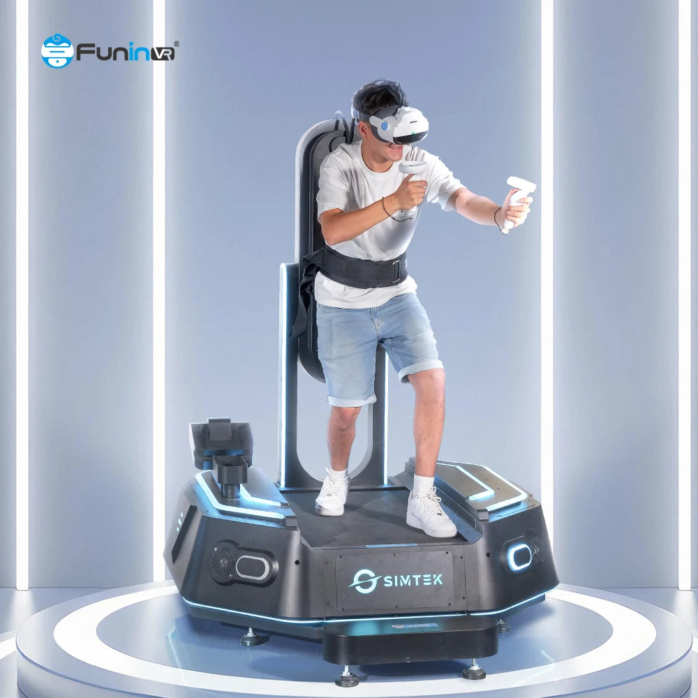 Amusement Theme Park  Running Vr Platform Kat Walk Mini  9D Vr Walker 360 Degree Vr Treadmill Simulator