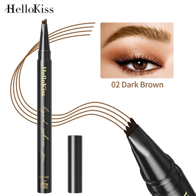 Professional Liquid Eyebrow Pencil Waterproof Brow Henna Pencil Private Label Tattoo Pen Microblading Eyebrow Pencil