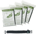 Emergency Survival Blankets 4 Thermal Mylar Foil Ideal for Hiking Bonus with Compas Whistle