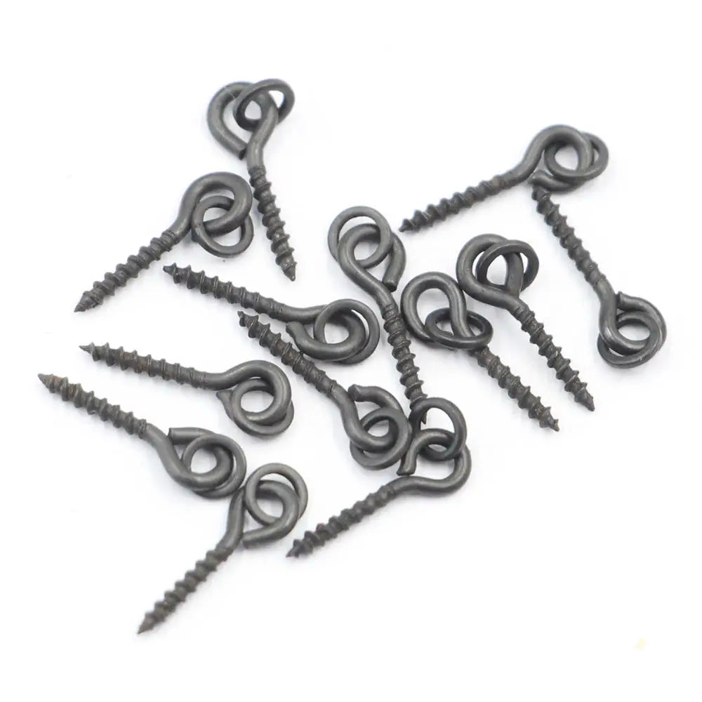 Selco Carp Fishing Pop up Boilie Bait Screw with Ring Hook Link Stops Hair Rigs Tools Bait Corn tiger Nut Stinger Bait Screws