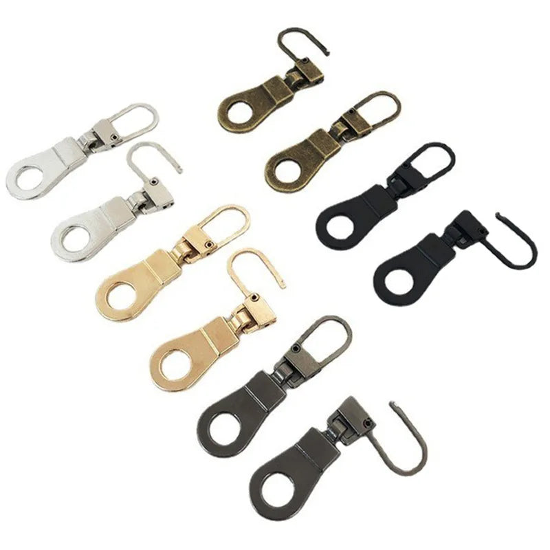 WYSE 8# 5# 3# Detachable Metal Zipper Puller  for Zipper Sliders Head Zippers Repair for Backpack Coat Tab DIY Sewing