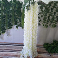 Hot Sale Wisteria Artificial Bean Flowers for Wedding Ceiling Hanging Decoration Flower Material