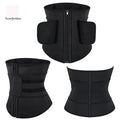 Neoprene  Fajas Para Gym Waist Cincher Trainer Underbust Zipper Shaper Slimmer Single Belt Private Labels