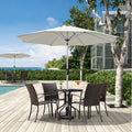 Portable Inexpensive Bend Umbrella Parasol for Park Terrace Restaurant Hotel Courtyard Outdoor Fishing Use for Outdoor Furniture