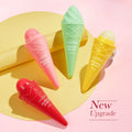 SADOER Lip Care Ice Cream Vegan Lips Balm Fruit Extract Moisturizing Makeup Lipstick Lip Balm