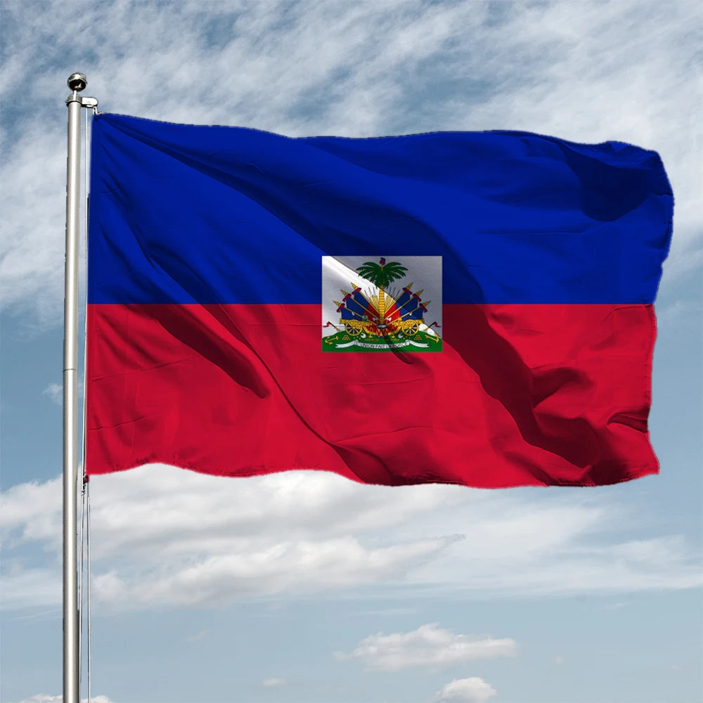 BOLISI 90*150cm National Haiti Flags 3x5 Haitian Flag