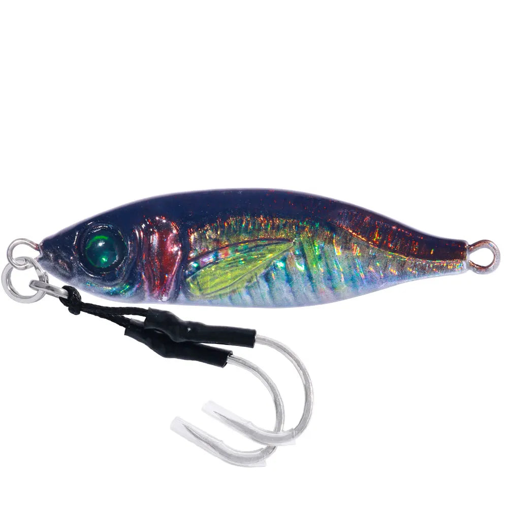 30G 40G 60G 80G Metal Jig Candy Casting Lead Bait Jigging Bait Slow Pitch With Assist Hooks Jigs Lure