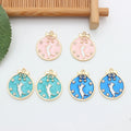 Cute Cat Enamel PendantBow Cat Charms DIY Making Necklace Bracelet Earring Keychain Decoration Handicrafts Alloy Accessories